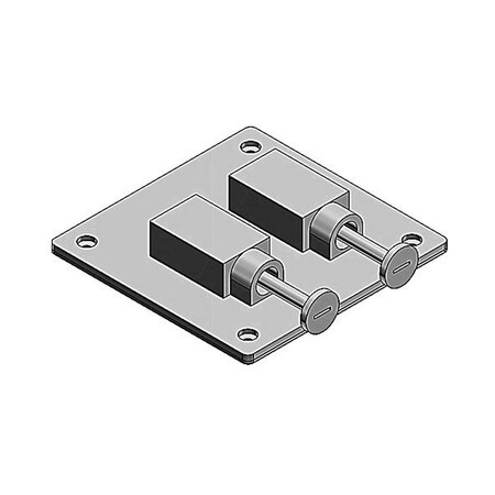Abb 2GNG TGLE SWITCH CVR BX MNT 2CFST
